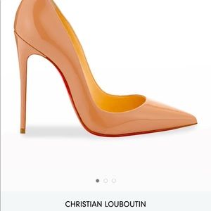 So Kate Christian Louboutin nude pumps. Only wore once. Great condition.
